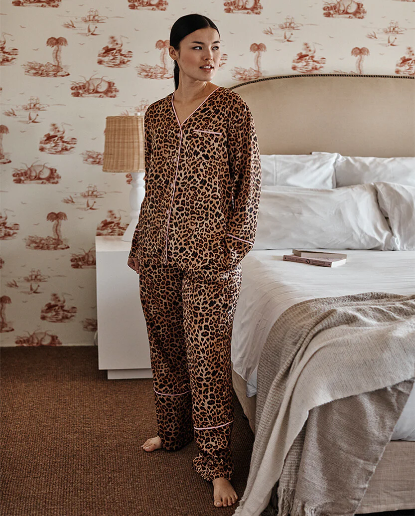 The Cloud 9 Silky Pajama Set - Main - Image 12