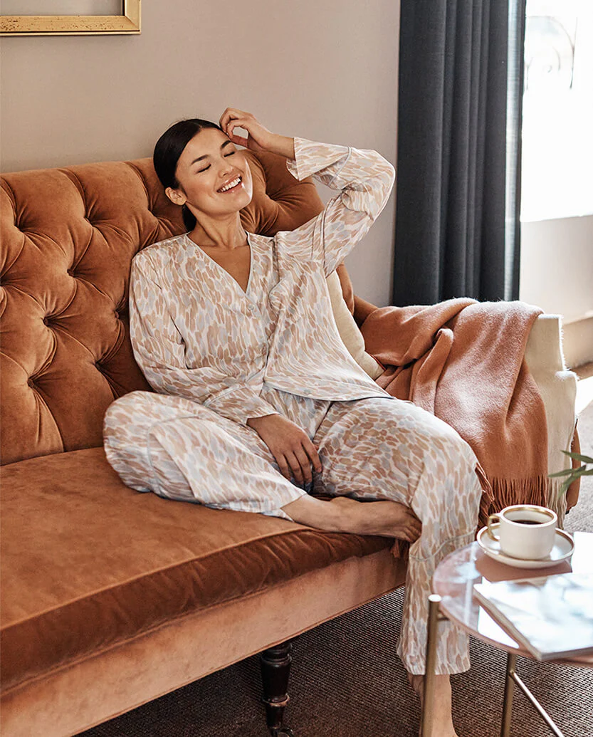 The Cloud 9 Silky Pajama Set - Main - Image 13