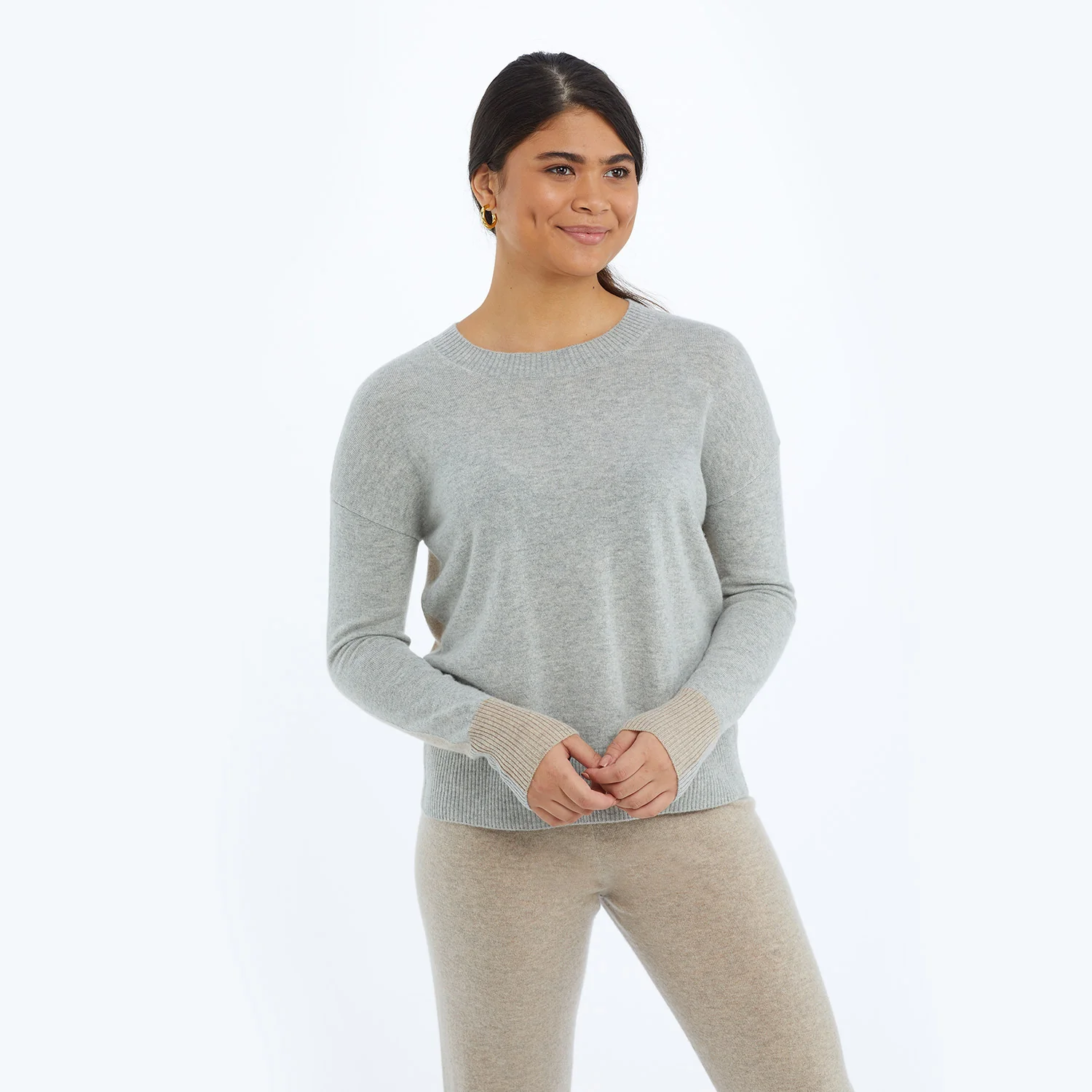 The Coziest Cashmere Blend Crew - Main - Image 6