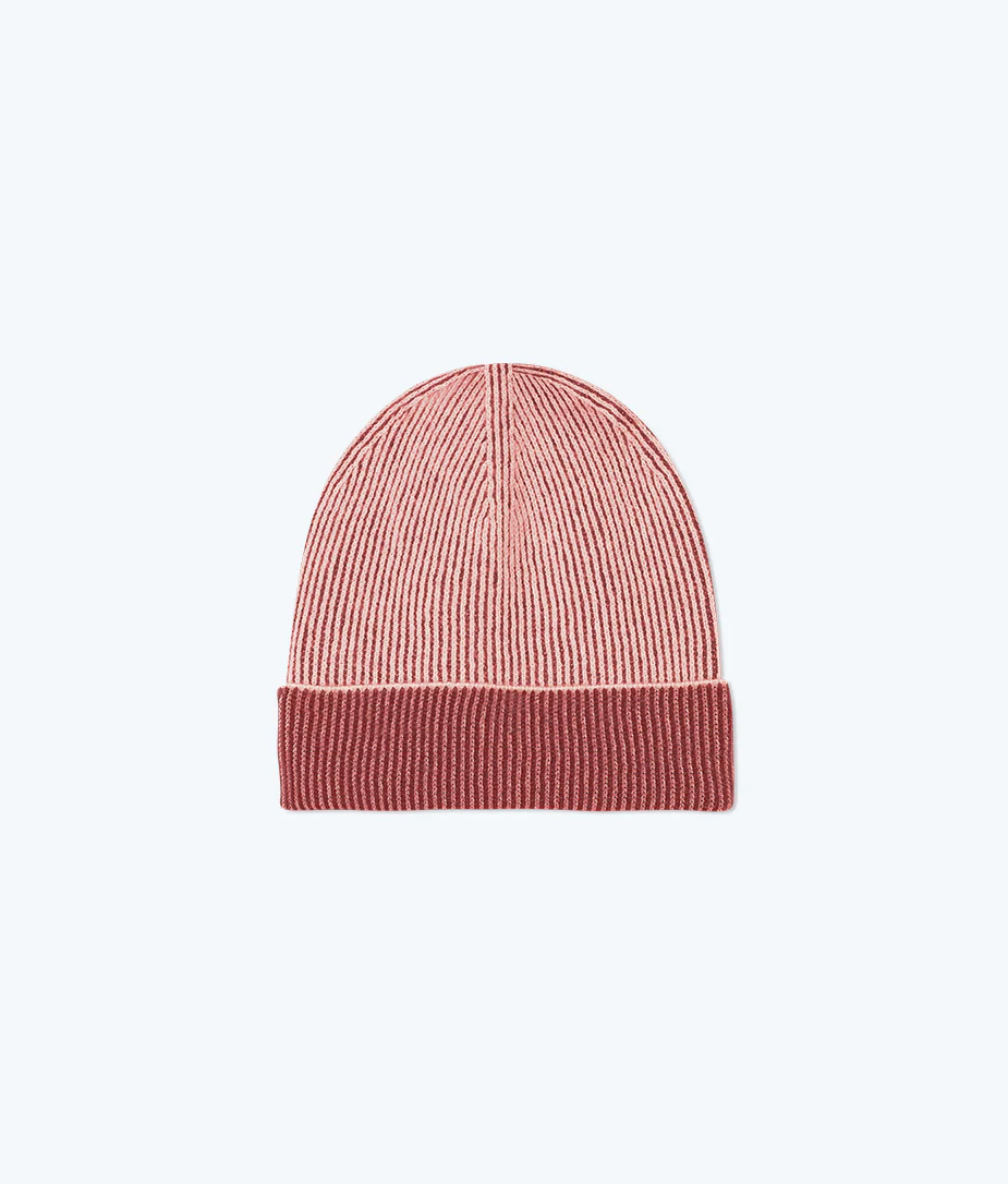 The Coziest Cashmere Blend Hat - Rosewood & Shell - Image 5