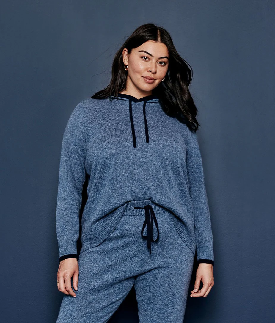 The Coziest Cashmere Blend Hoodie - Main - Image 11