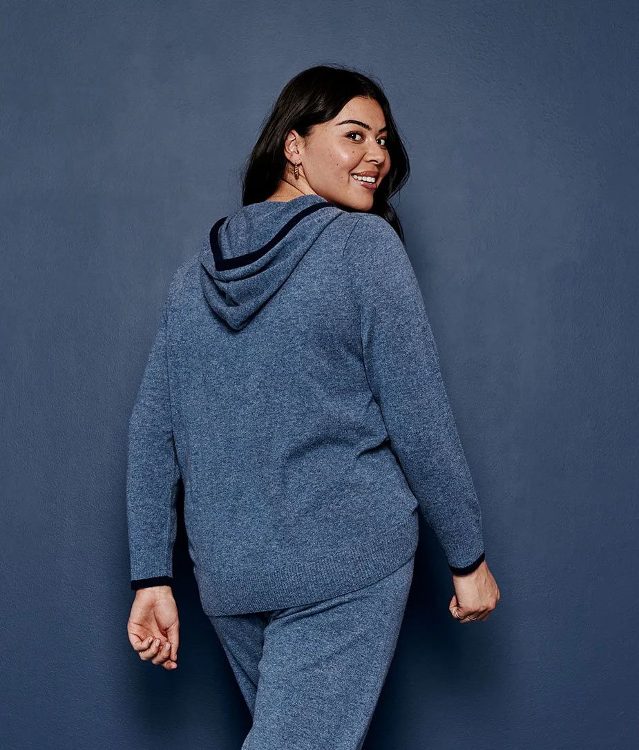 The Coziest Cashmere Blend Hoodie - Main - Image 12