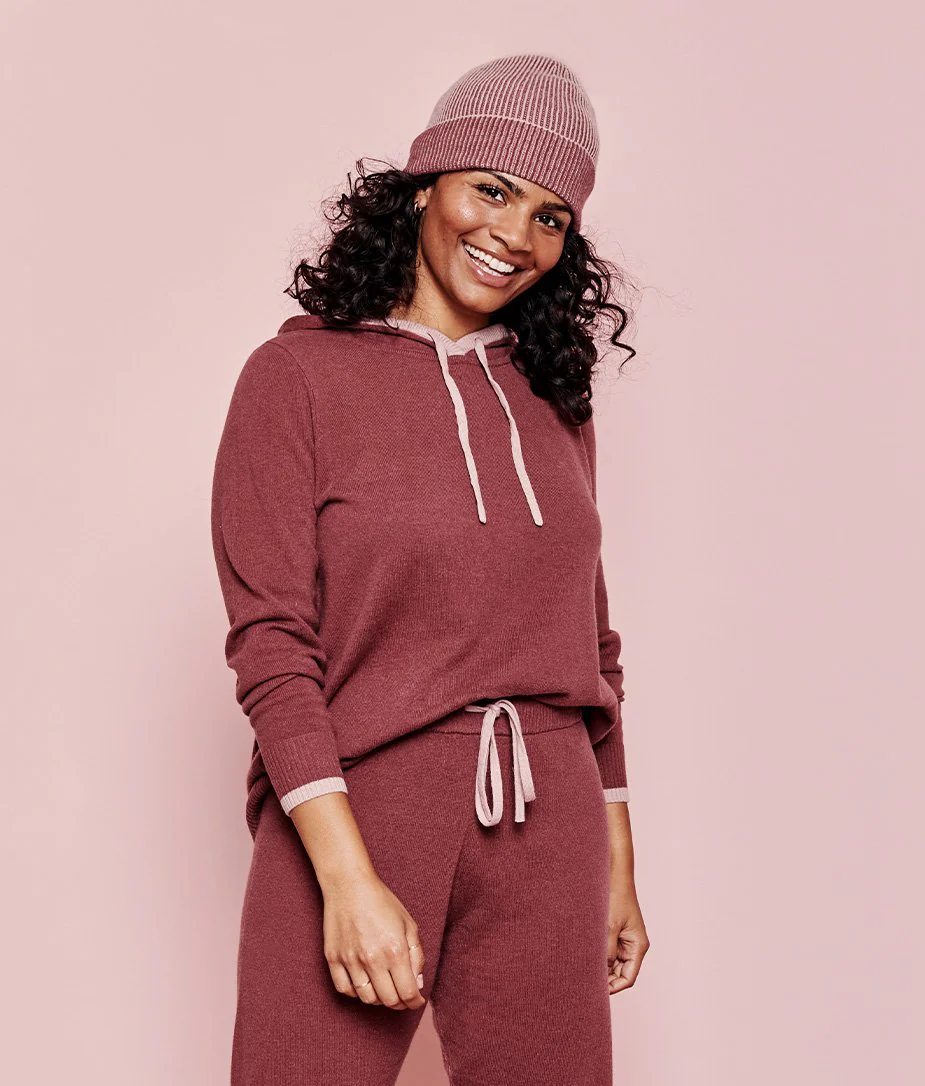 The Coziest Cashmere Blend Hoodie - Main - Image 13