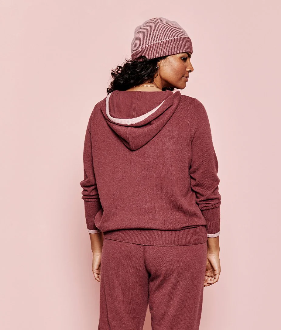 The Coziest Cashmere Blend Hoodie - Main - Image 14