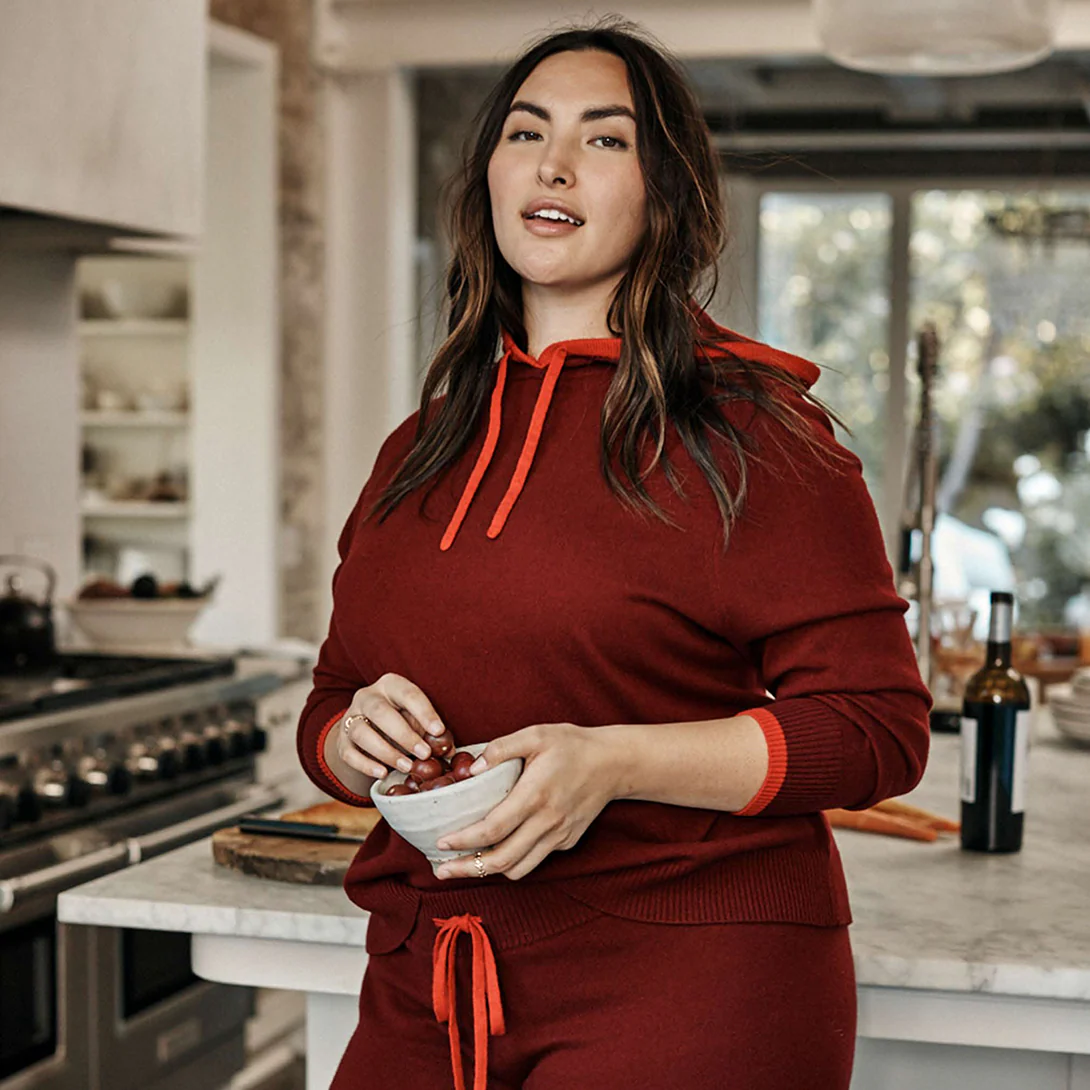 The Coziest Cashmere Blend Hoodie - Main - Image 15