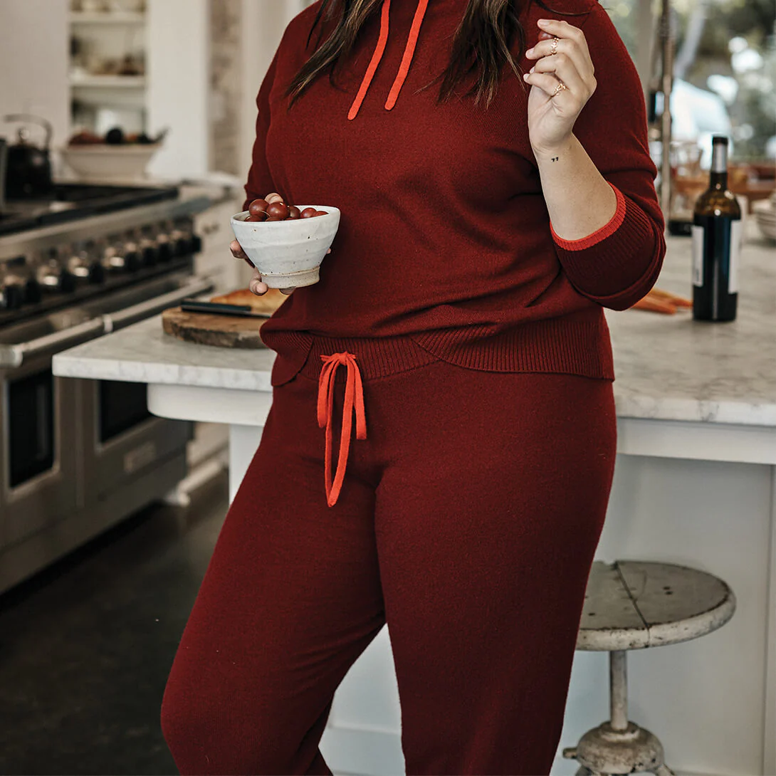 The Coziest Cashmere Blend Hoodie - Main - Image 16