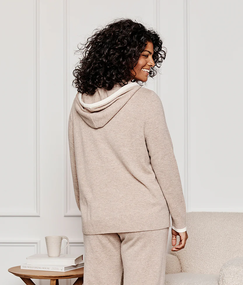 The Coziest Cashmere Blend Hoodie - Main - Image 5