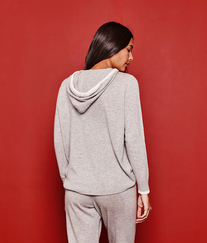 The Coziest Cashmere Blend Hoodie - Main - Image 8