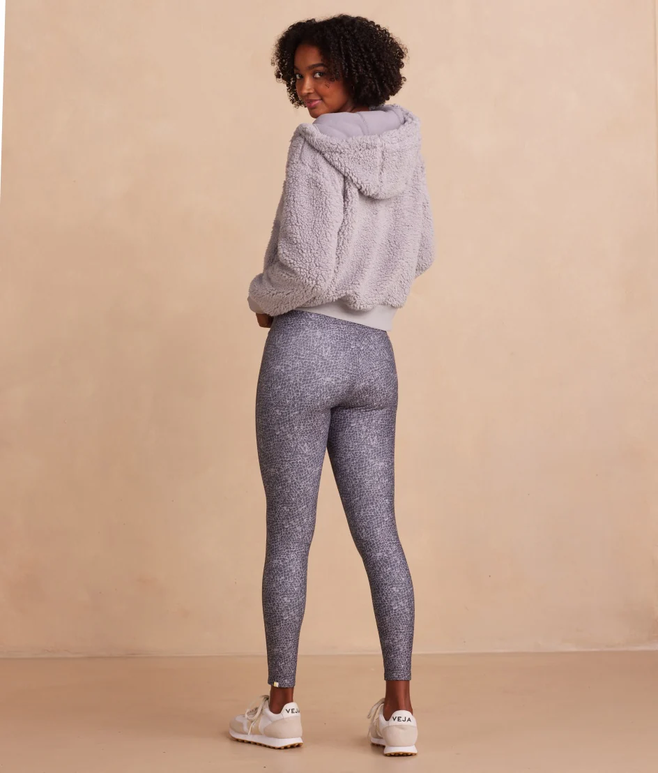 The Do-It-All High Rise 7/8 Leggings - Modern Snake in Ash - Image 3