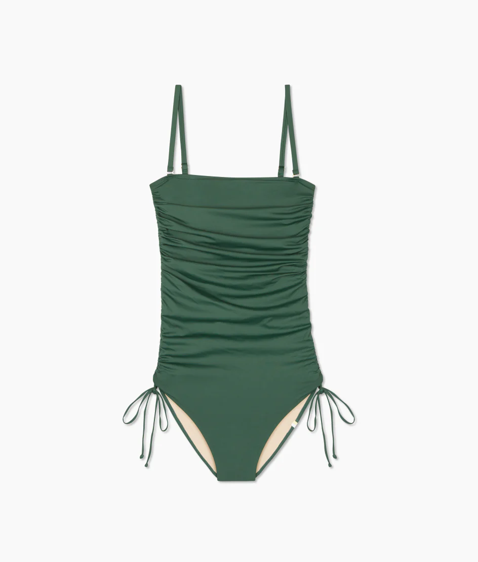 The DreamDrape Cinched Bandeau - Olive - Image 5