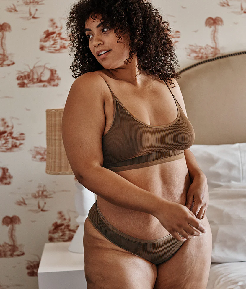 The Feel Free Adjustable Bralette - Clay - Image 4