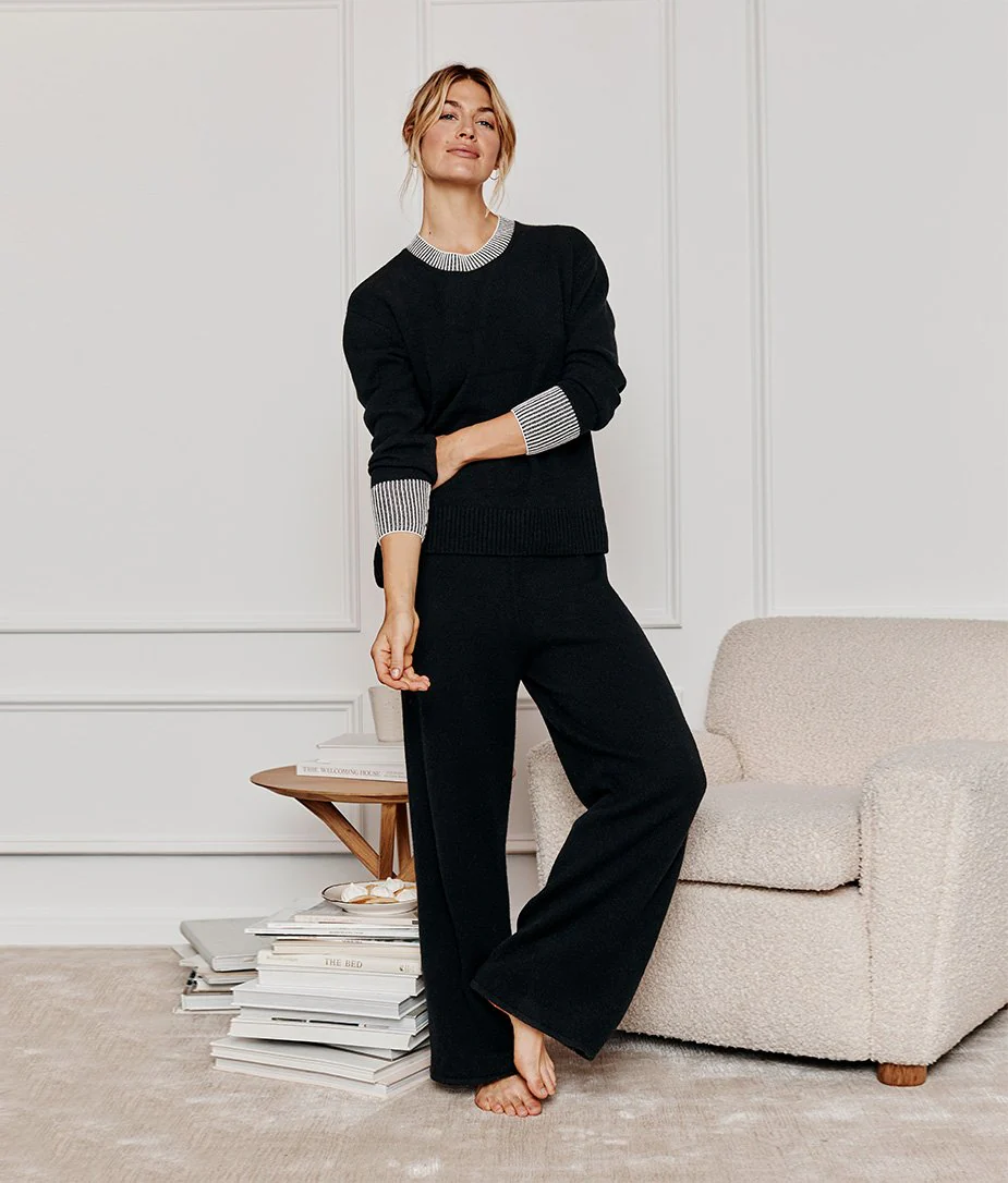 The Luxe Cashmere Blend Sweater Pant - Main - Image 3