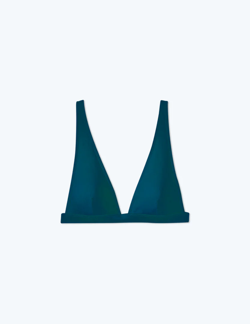 The Plunge Bikini Top - Seaweed - Image 6
