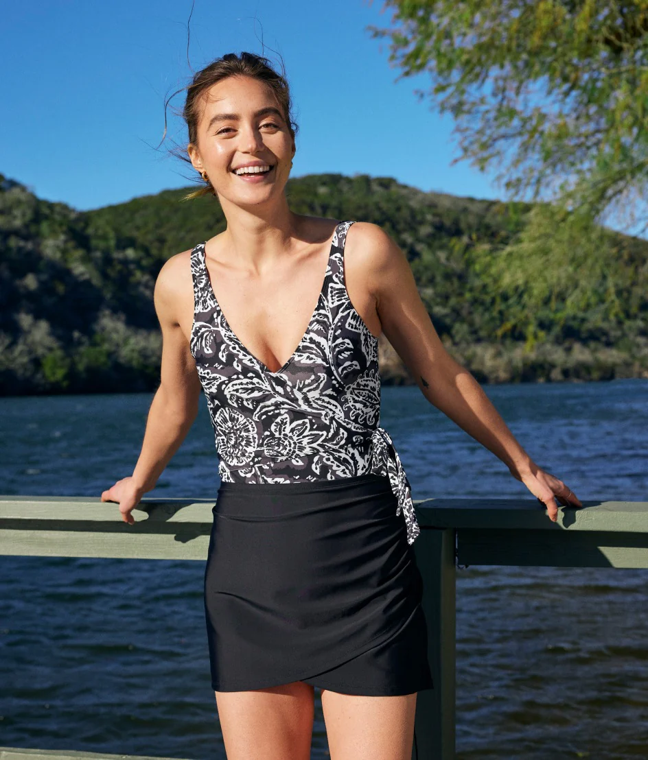 The Ruched Swim Skirt - Sea Urchin - Image 6
