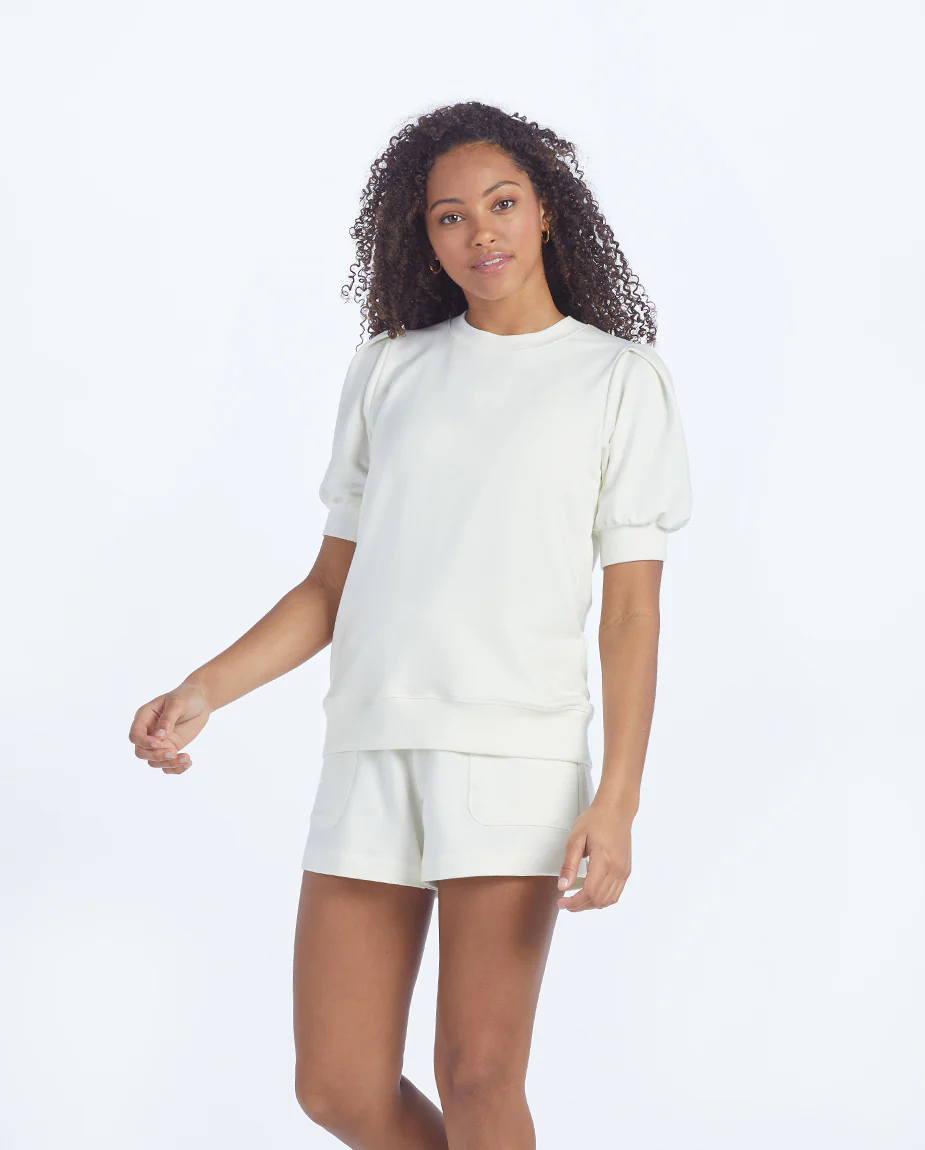 The Softest French Terry Puff Short Sleeve Top - Main - Image 3