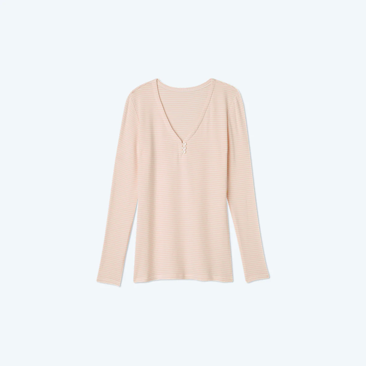 The Softest Ribbed Long Sleeve Henley - Main - Image 8